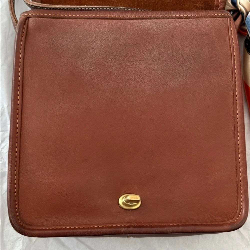 Coach brown Vintage Crossbody turnlock compartment bag - Picture 5 of 16